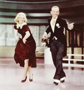 Fred Astaire and Ginger Rogers in "Swing Time"