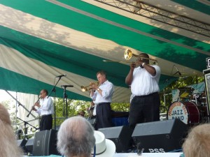 The Preservation Hall Stars Band at Jackson Square.